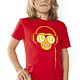 Monkey DJ T-shirt - Red from Loenatix
