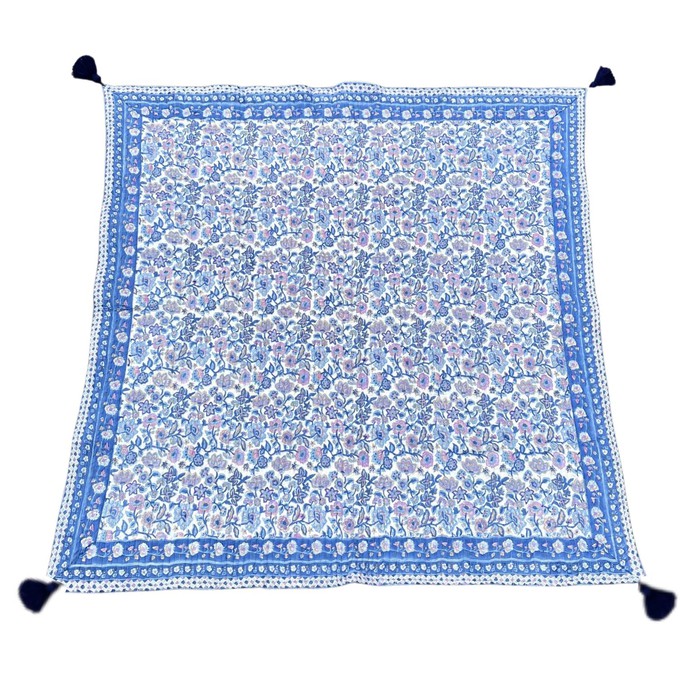 Wanderlust Picnic Blanket- Blue from Loft & Daughter