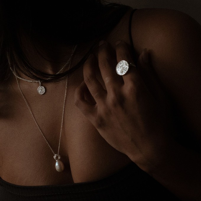 Lakshmi Coin Ring Silver from Loft & Daughter