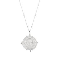 Divine Compass Pendant Silver via Loft & Daughter