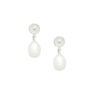Pearl Solstice Earrings Silver from Loft & Daughter