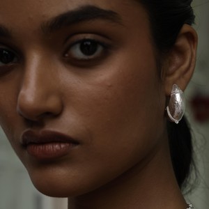 Valora Dome Earrings Silver from Loft & Daughter