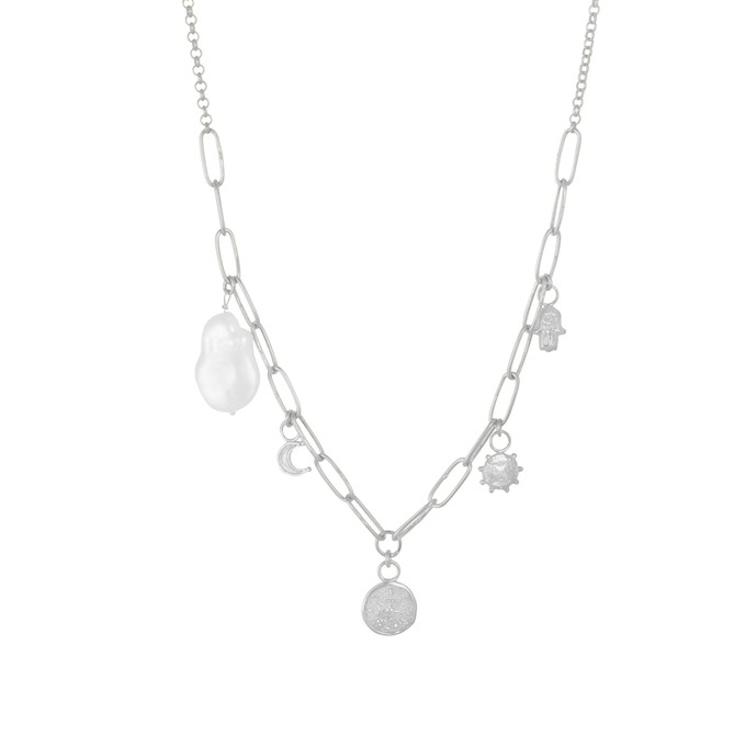 Serendipity Charm Necklace Silver- Outlet from Loft & Daughter