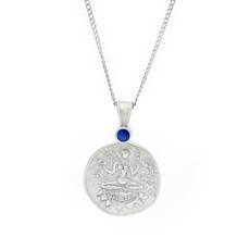 Lakshmi Coin Pendant Silver via Loft & Daughter
