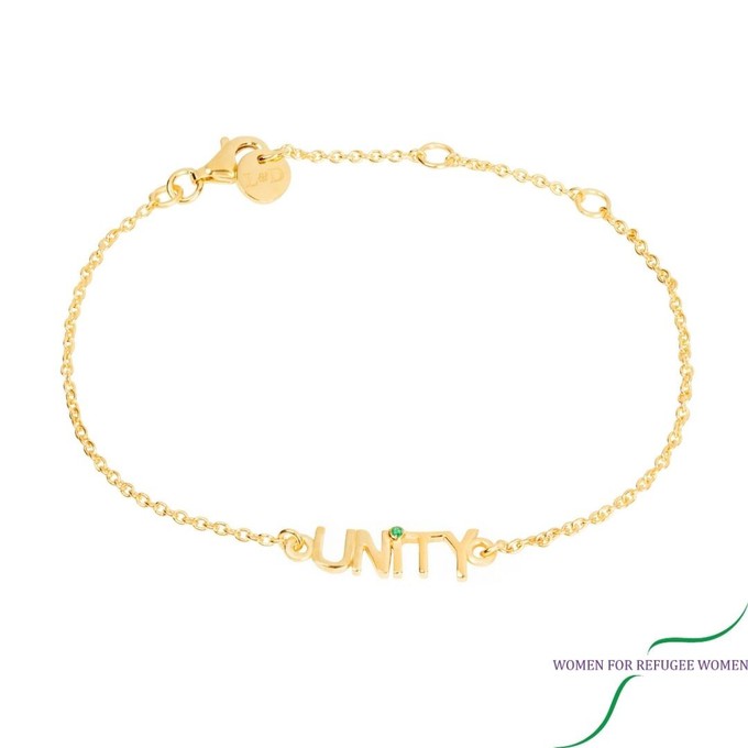 UNiTY Bracelet Gold (100% profit supporting Women for Refugee Women) from Loft & Daughter