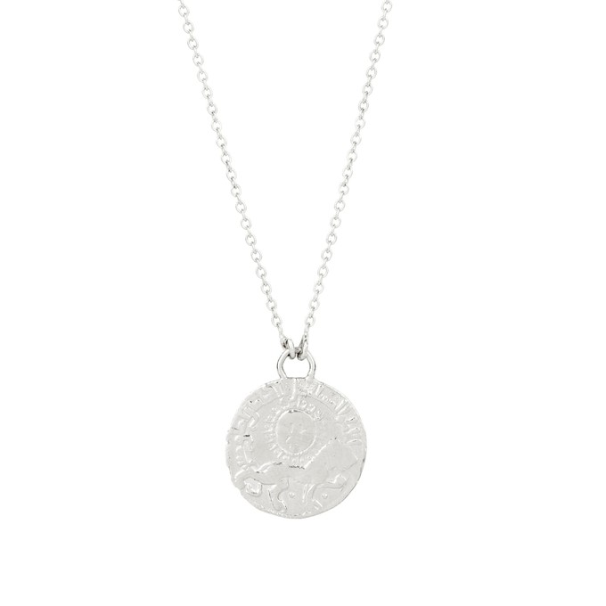 Relic Coin Pendant Silver Outlet from Loft & Daughter