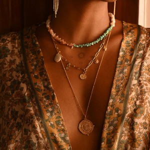 Dancing In The Moonlight Choker Gold Vermeil Outlet from Loft & Daughter