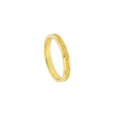 Skinny Relic Stacking Ring Gold Vermeil via Loft & Daughter