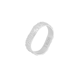 Loved Affirmation Stacking Ring Silver from Loft & Daughter