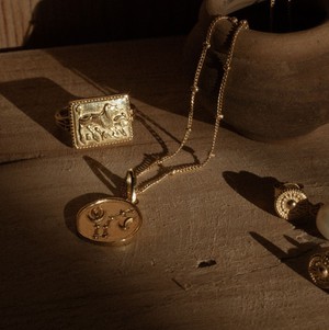 Durga's Lion Ring Gold Vermeil - Outlet from Loft & Daughter