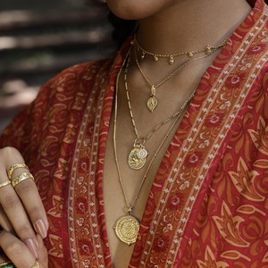 You Got This/ Athena Shield Pendant from Loft & Daughter