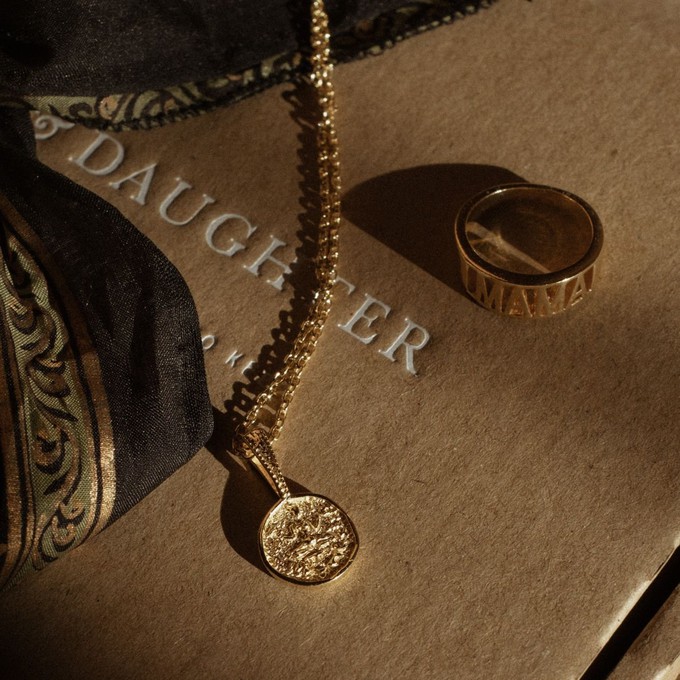 Mama Signet Ring Gold Vermeil from Loft & Daughter