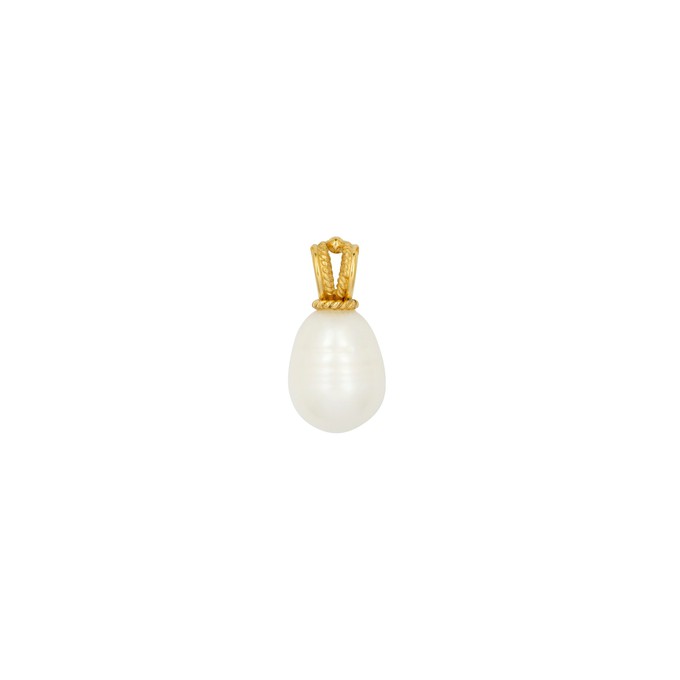 Selene Pearl Charm Gold Vermeil from Loft & Daughter