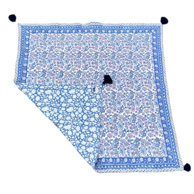 Wanderlust Picnic Blanket- Blue from Loft & Daughter