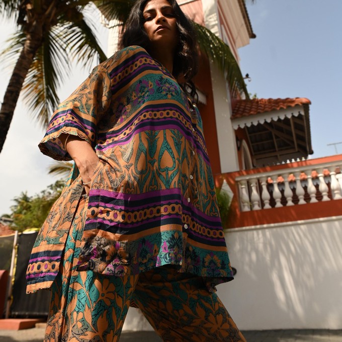 Once Upon a Sari Co-Ord Size 6-8: Print 11 from Loft & Daughter