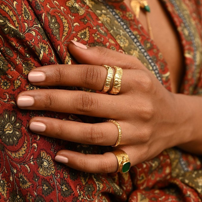 Fearless Affirmation Stacking Ring from Loft & Daughter