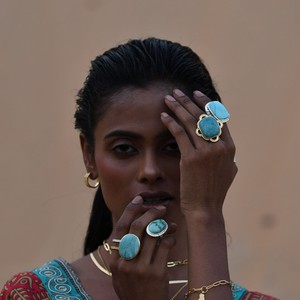 Anokhi Turquoise Rings from Loft & Daughter