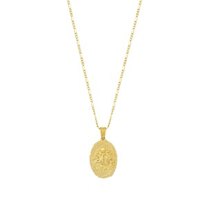 She Who Has Courage Pendant Gold Vermeil from Loft & Daughter