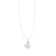 I Will Always Find My Way Pearl Necklace Silver via Loft & Daughter