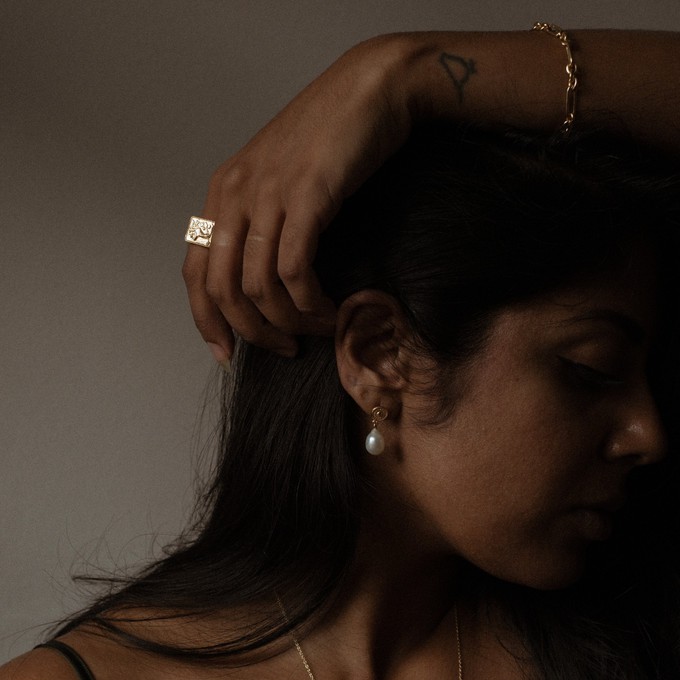 Durga's Lion Ring Gold Vermeil - Outlet from Loft & Daughter