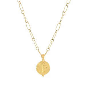 Hold Onto Hope Hammered Chain Necklace from Loft & Daughter