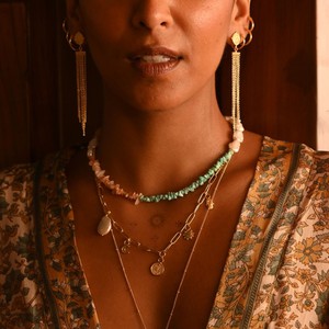 Dancing In The Moonlight Choker Gold Vermeil Outlet from Loft & Daughter