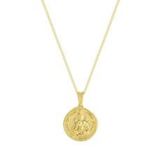 The Protectress Pendant Gold Vermeil via Loft & Daughter