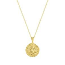 The Protectress Pendant Gold Vermeil via Loft & Daughter