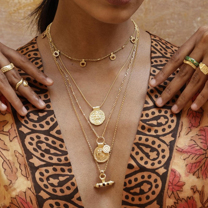 Amara Choker Red Garnet from Loft & Daughter