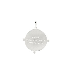 Divine Compass Pendant Charm Silver from Loft & Daughter