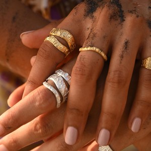 Fearless Affirmation Stacking Ring from Loft & Daughter