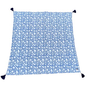 Wanderlust Picnic Blanket- Blue from Loft & Daughter