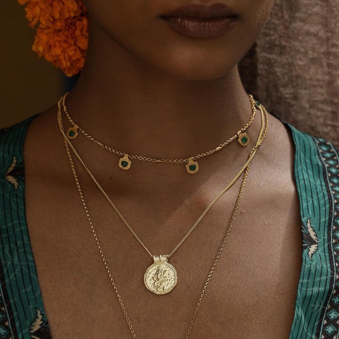 Amara Choker Red Garnet from Loft & Daughter