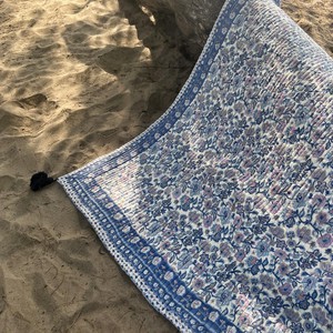 Wanderlust Picnic Blanket- Blue from Loft & Daughter