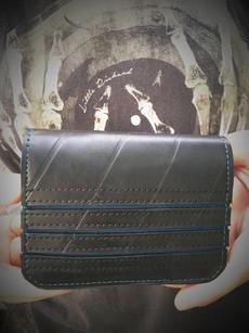 Upcycled Tyre Mini Purse via Lost in Samsara