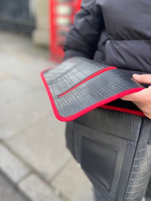 Messanger Bag-Recycled Inner Tube from Lost in Samsara