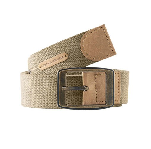 Vegan riem beige - mt 75 from Lotika