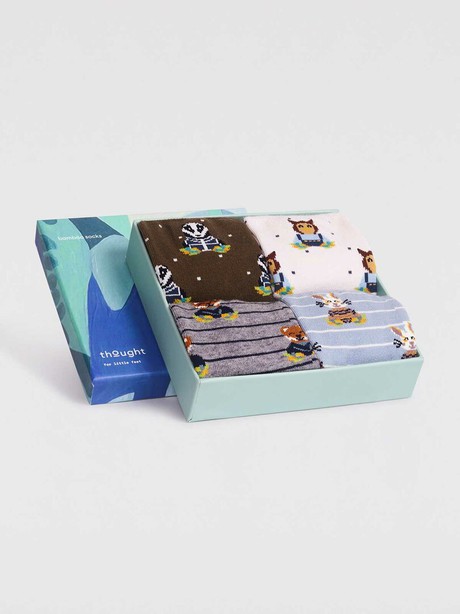 Kindersokken cadeaudoos dieren Ash animal 2-9 jaar from Lotika