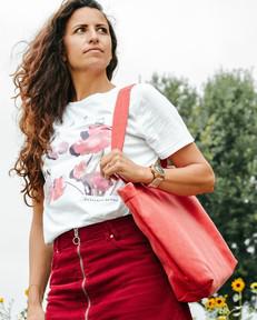 Shopper BAGU - Koraal Rood via MADE out of