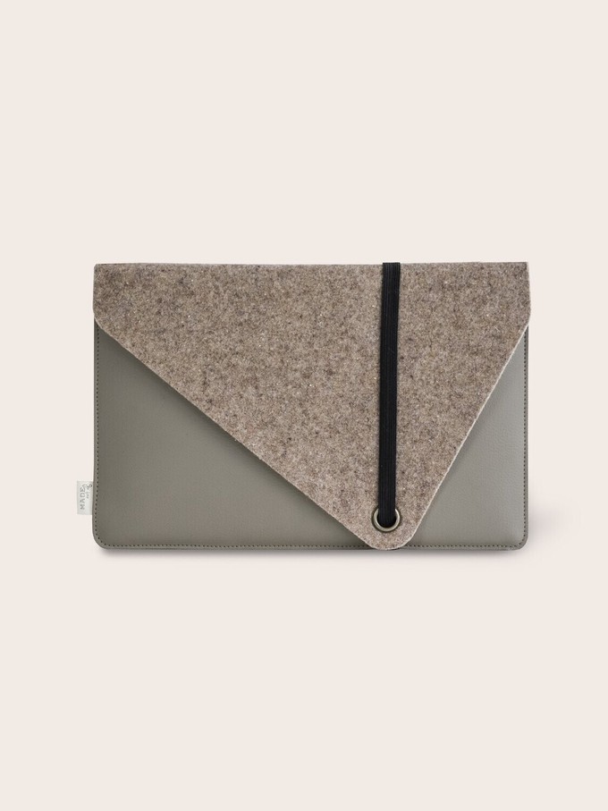 Duurzame laptophoes MARO - Taupe Combi from MADE out of