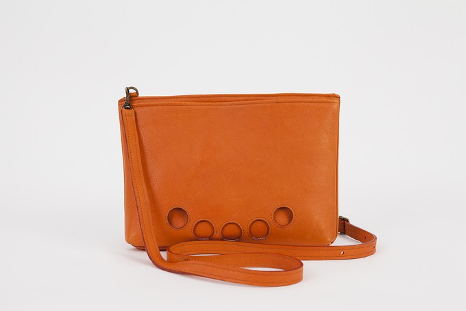 CLOSE clutch orange from Marlene Fernandez