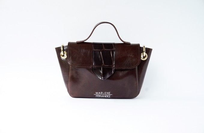 Naïma bag small Brown from Marlene Fernandez