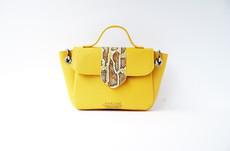 Naïma bag small Yellow via Marlene Fernandez