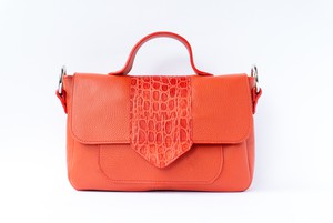 Naïma Bag medium Coral Red from Marlene Fernandez