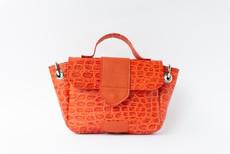 Naïma bag small Coral red turtle via Marlene Fernandez