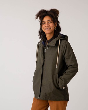 Waxed Cotton Jacket pine from Matona