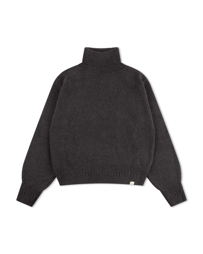 Turtleneck Pullover charcoal from Matona