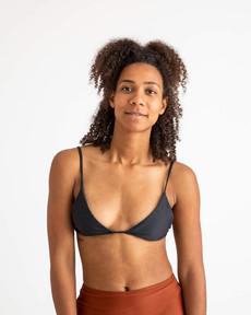 Triangle Bikini Top vintage black via Matona