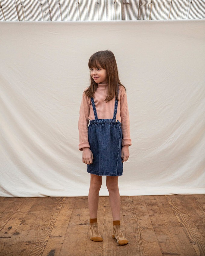 Sanne Wrap Skirt denim from Matona