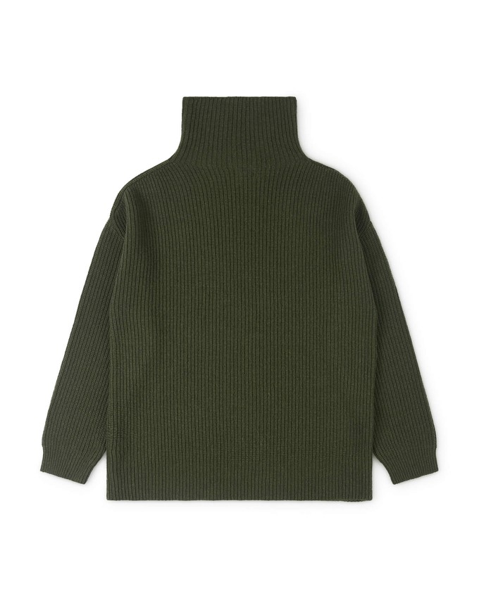 High Neck Sweater loden green from Matona